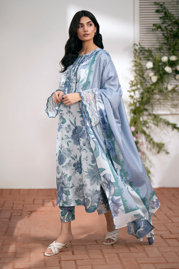 WDR-103(0) Digital Print Lawn Unstitched 3-Piece Suit | R-103