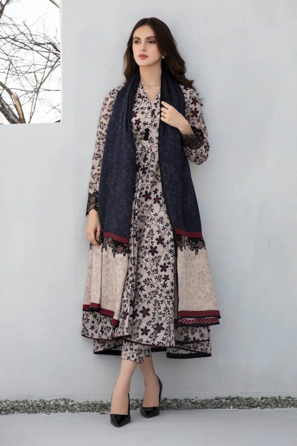 WDR-109_4 Digital Print Lawn 3 Piece Unstitched Suit | R-109