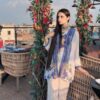 WDR-119_1 White Ivory Lawn 3-Piece Unstitched Suit | Most Hit | R-119