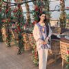 WDR-119_6 White Ivory Lawn 3-Piece Unstitched Suit | Most Hit | R-119