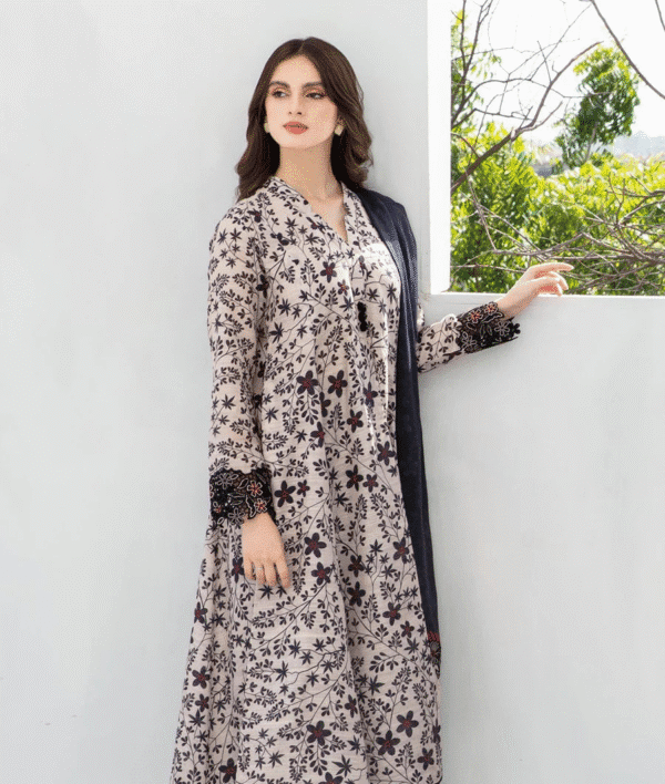website Digital Print Lawn 3 Piece Unstitched Suit | R-109